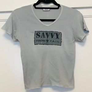 Cap Sleeve Graphic Logo Tee